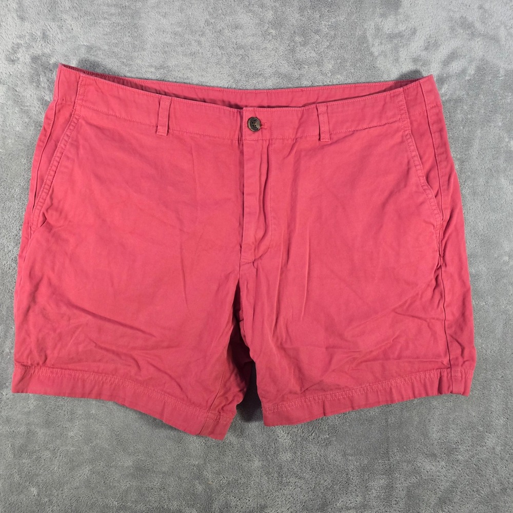 Brooks Brothers Shorts Chino Casual Flat Front‎ Red Size 40